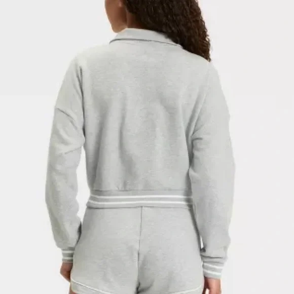 JoyLab Women's French Terry‎ 1/2 Zip Sweatshirt XXL - Picture 2 of 6